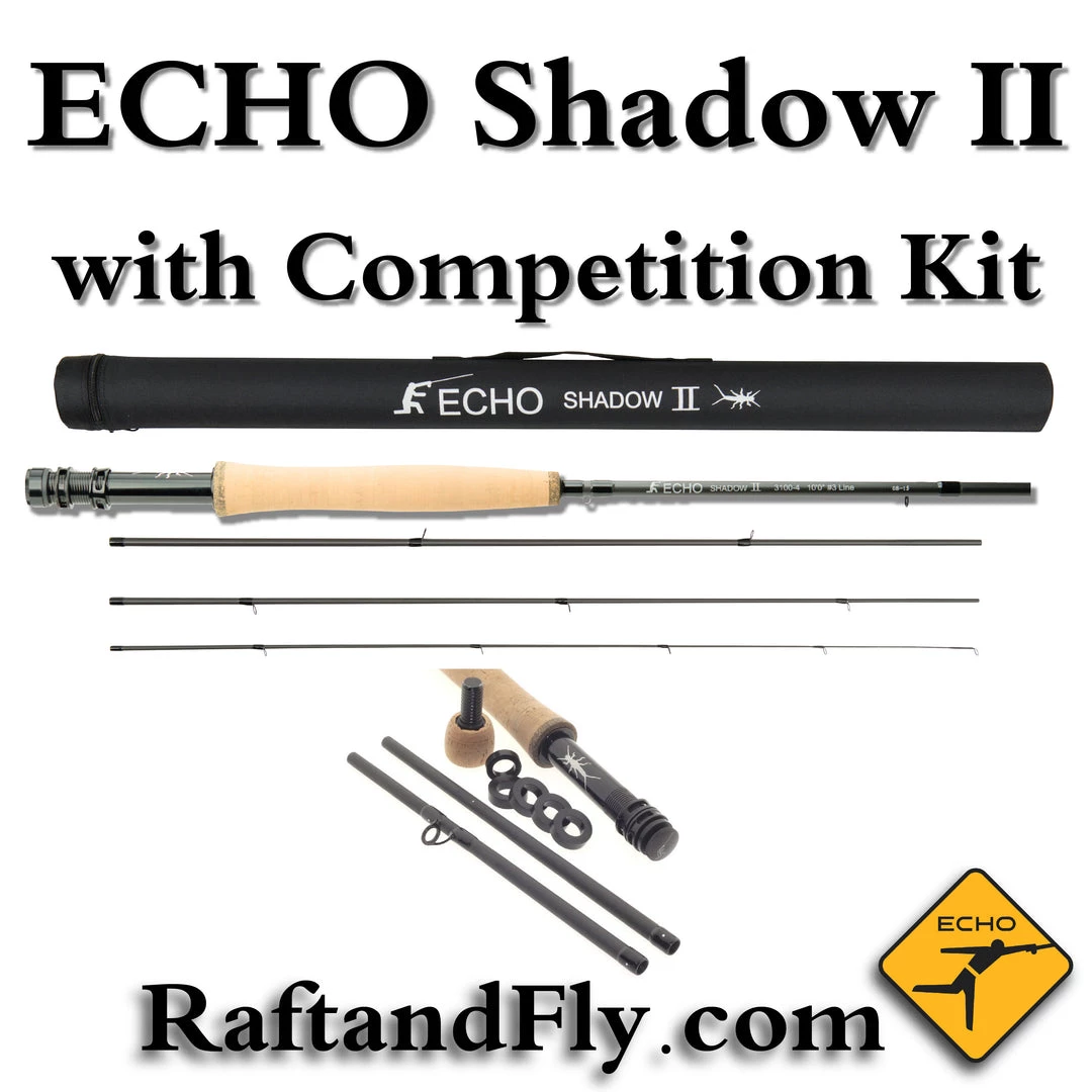 Echo Shadow II 3wt 10'0" With Competition Kit Included $289 3 Echo Shadow II 3wt 10'0" With Competition Kit Included $289