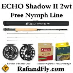 Echo Shadow II 2wt 10'0" Outfit - Free Nymph Line