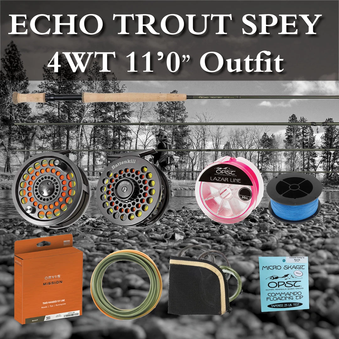 Echo Trout Spey 4wt 11'0" Outfit 3 Echo Trout Spey 4wt 11'0" Outfit
