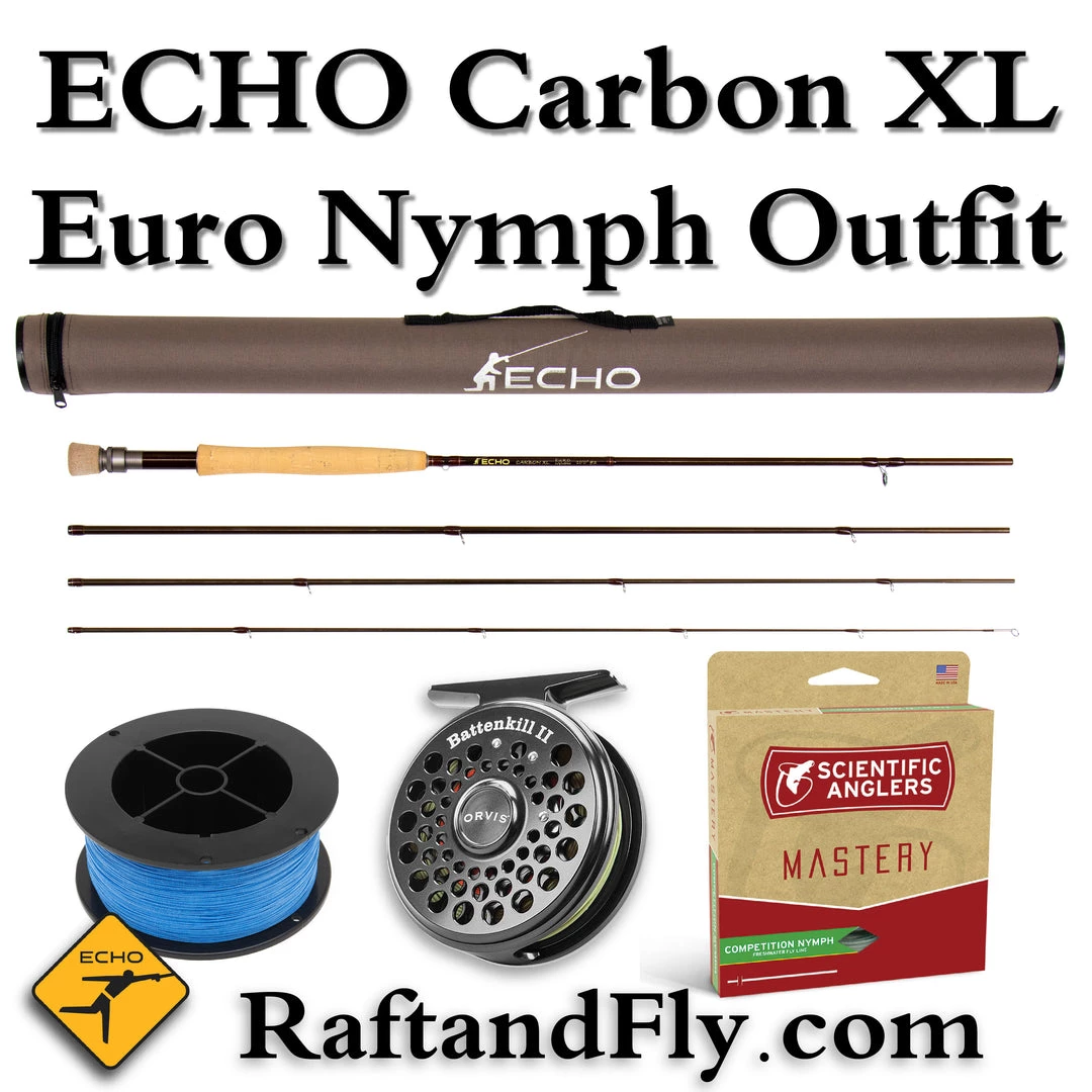 ECHO Carbon XL Euro Nymph 4wt 10'0" 14 ECHO Carbon XL Euro Nymph 4wt 10'0"