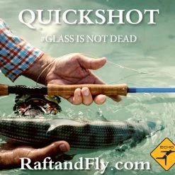 Echo B.A.G. Quickshot 7wt 8'0" Glass Fly Rod