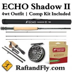 Echo Shadow II 4wt Outfit Free Competition Kit - Add Line And Reel