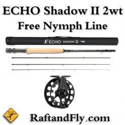Echo Shadow II 2wt 10'0" Outfit - Free Nymph Line 29 Echo Shadow II 2wt 10'0