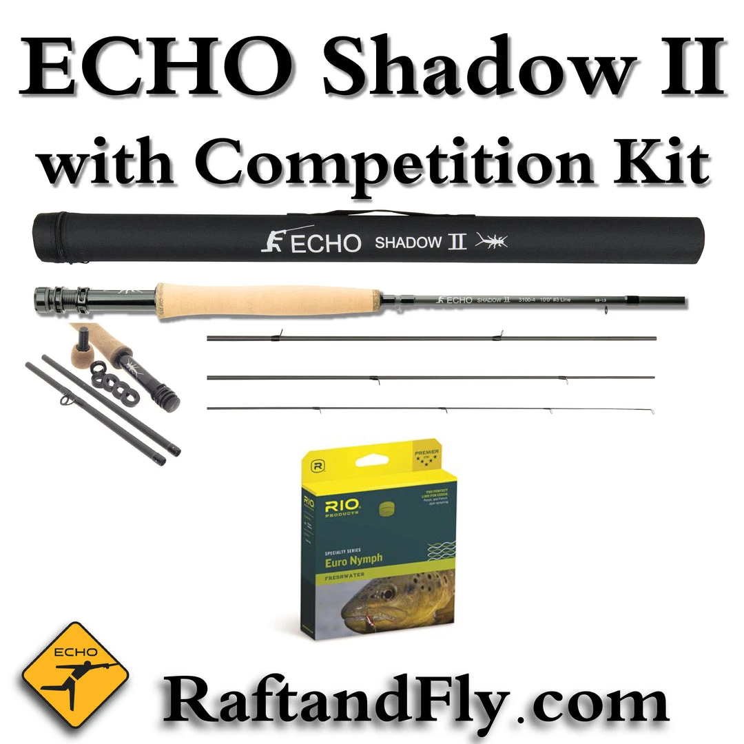 Echo Shadow II 4wt Outfit Free Competition Kit - Add Line And Reel