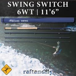 TFO Temple Fork Outfitters Echo Swing Switch 6wt 11'6" Outfit