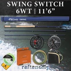 TFO Temple Fork Outfitters Echo Swing Switch 6wt 11'6" Outfit 36 TFO Temple Fork Outfitters Echo Swing Switch 6wt 11'6