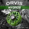 Orvis Hydros III Fly Reel 5-7wt Matte Green - Limited Edition 2021'