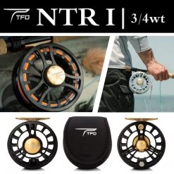TFO TFR NTR I BG Black 3/4wt Fly Reel Temple Fork Outfitters