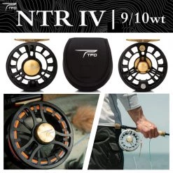 Temple Fork Outfitters TFO TFR NTR IV BG Black 9/10wt Fly Reel