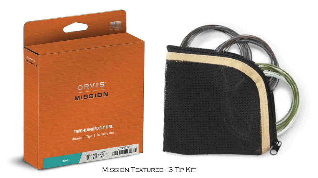 Orvis Mission 80 Gr. Textured Tip Kit 3 Orvis Mission 80 Gr. Textured Tip Kit
