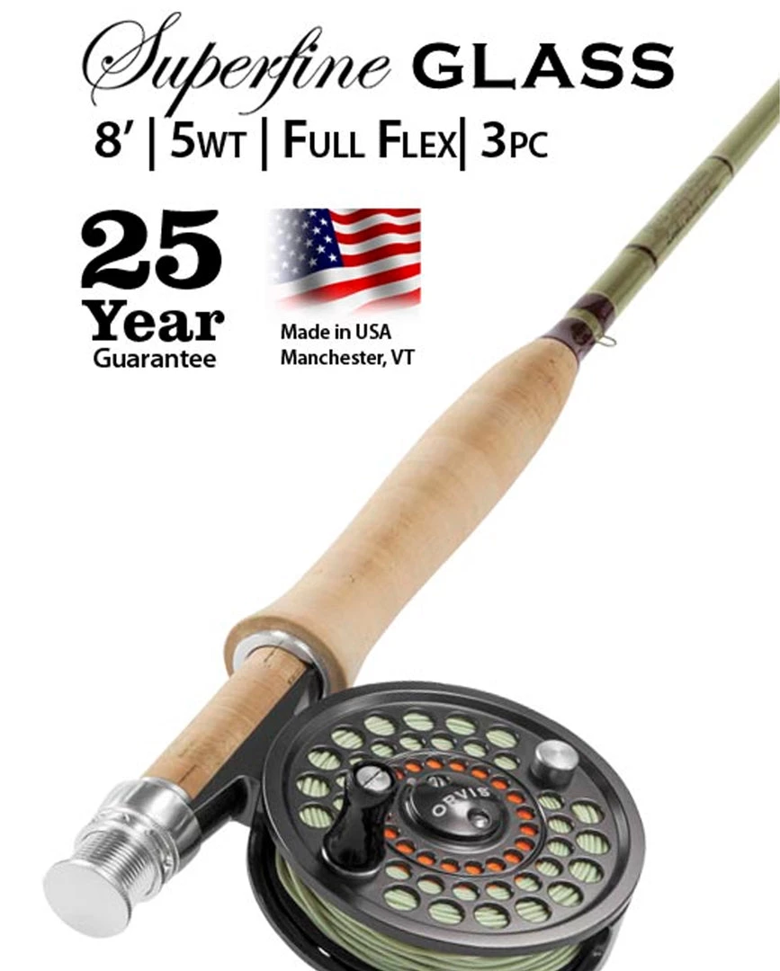 Orvis Superfine Glass 5wt 8'0" 5 Orvis Superfine Glass 5wt 8'0"