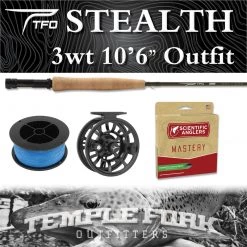 TFO Stealth Euro Nymph 3wt 10'6