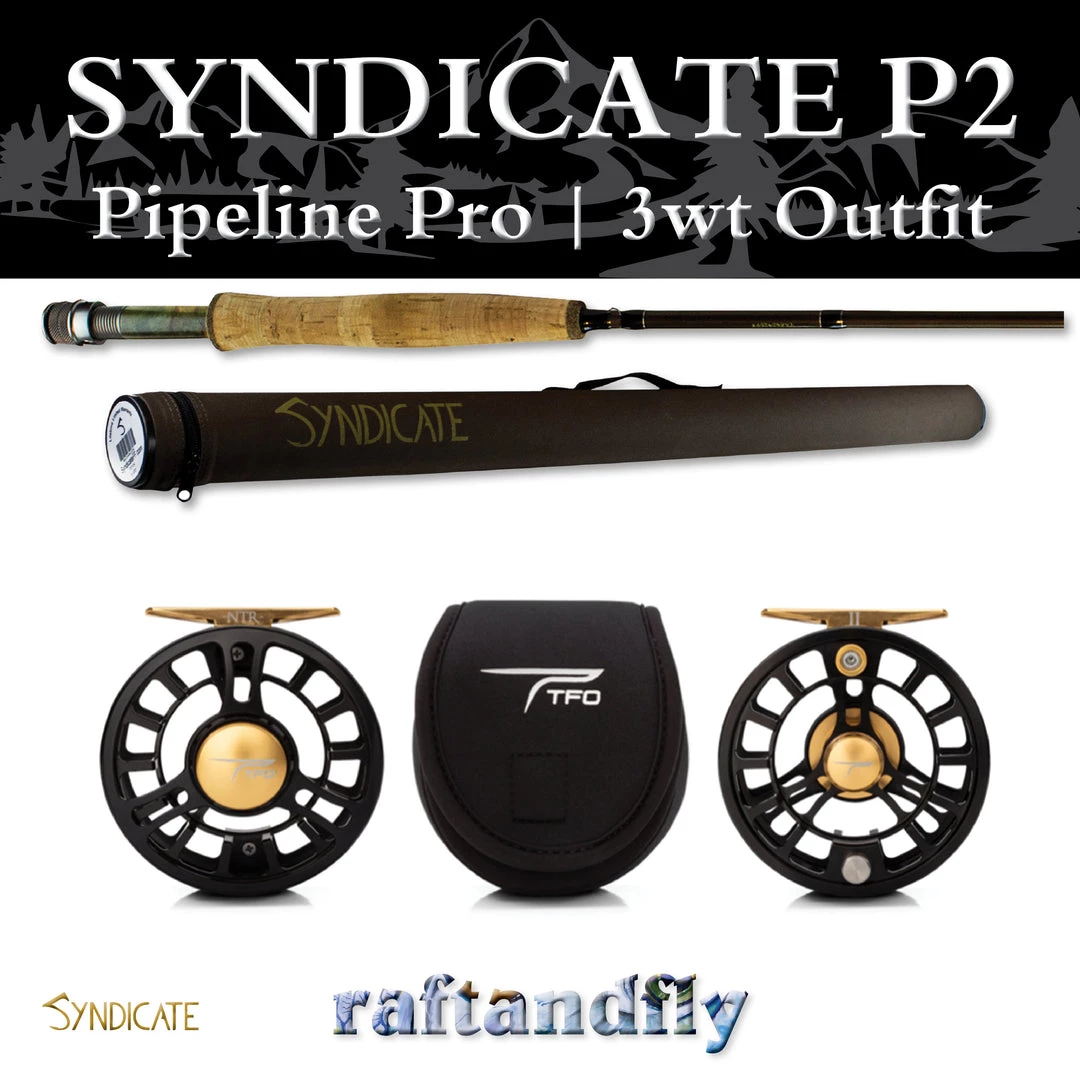 Syndicate P2 Pipeline Pro 3wt 10'0" Outfit 13 Syndicate P2 Pipeline Pro 3wt 10'0" Outfit