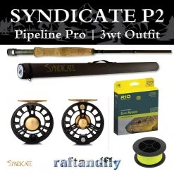 Syndicate P2 Pipeline Pro 3wt 10'0" Outfit 29 Syndicate P2 Pipeline Pro 3wt 10'0