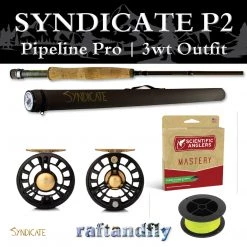 Syndicate P2 Pipeline Pro 3wt 10'0" Outfit 30 Syndicate P2 Pipeline Pro 3wt 10'0