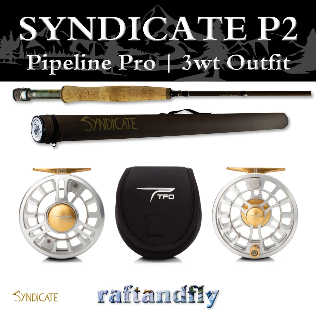 Syndicate P2 Pipeline Pro 3wt 10'0" Outfit 16 Syndicate P2 Pipeline Pro 3wt 10'0" Outfit