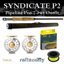 Syndicate P2 Pipeline Pro 3wt 10'0" Outfit 32 Syndicate P2 Pipeline Pro 3wt 10'0