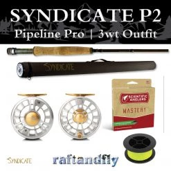 Syndicate P2 Pipeline Pro 3wt 10'0" Outfit 33 Syndicate P2 Pipeline Pro 3wt 10'0