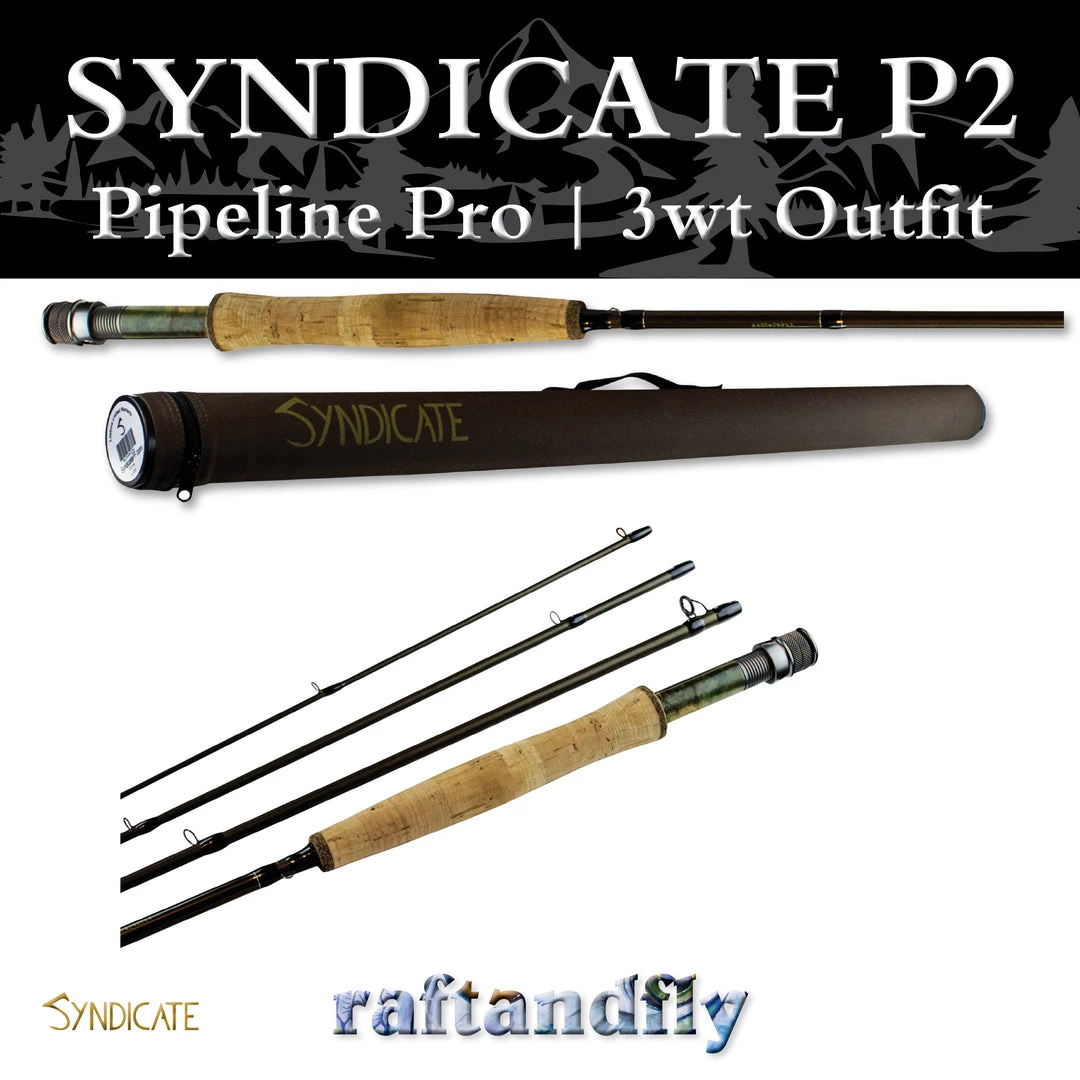Syndicate P2 Pipeline Pro 3wt 10'0" Outfit 5 Syndicate P2 Pipeline Pro 3wt 10'0" Outfit