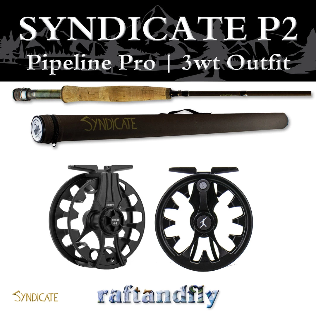 Syndicate P2 Pipeline Pro 3wt 10'0" Outfit 10 Syndicate P2 Pipeline Pro 3wt 10'0" Outfit
