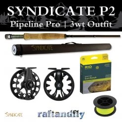Syndicate P2 Pipeline Pro 3wt 10'0" Outfit 26 Syndicate P2 Pipeline Pro 3wt 10'0