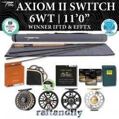 Temple Fork Outfitters TFO Axiom II Switch 6wt 11'0" Outfit