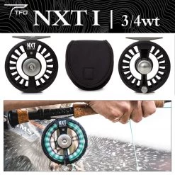 TFO NXT Black Label I 3/4wt Fly Reel Temple Fork Outfitters