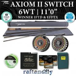 Temple Fork Outfitters TFO Axiom II Switch 6wt 11'0