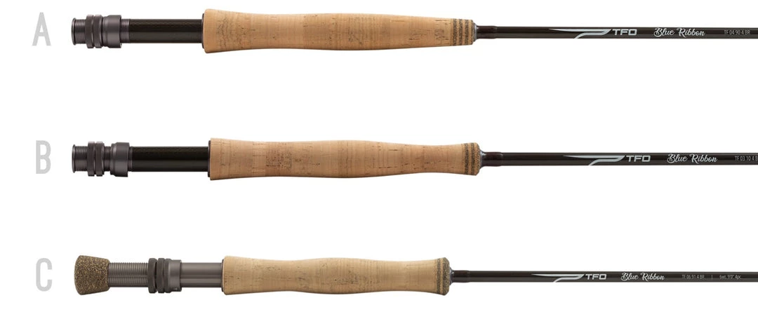 Temple Fork Outfitters TFO Blue Ribbon 6wt 9'0" Half Wells Grip 4 Temple Fork Outfitters TFO Blue Ribbon 6wt 9'0" Half Wells Grip